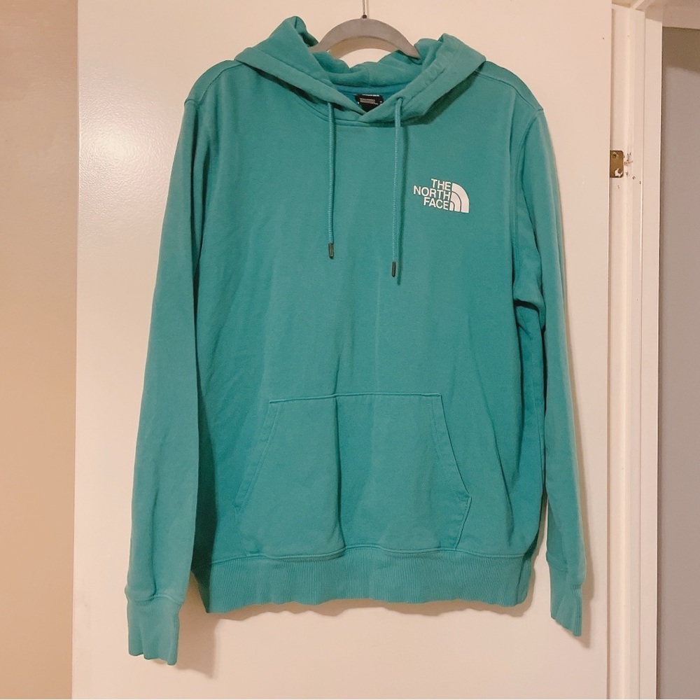 The North Face Teal Pullover Hoodie Size M - Picture 1 of 6